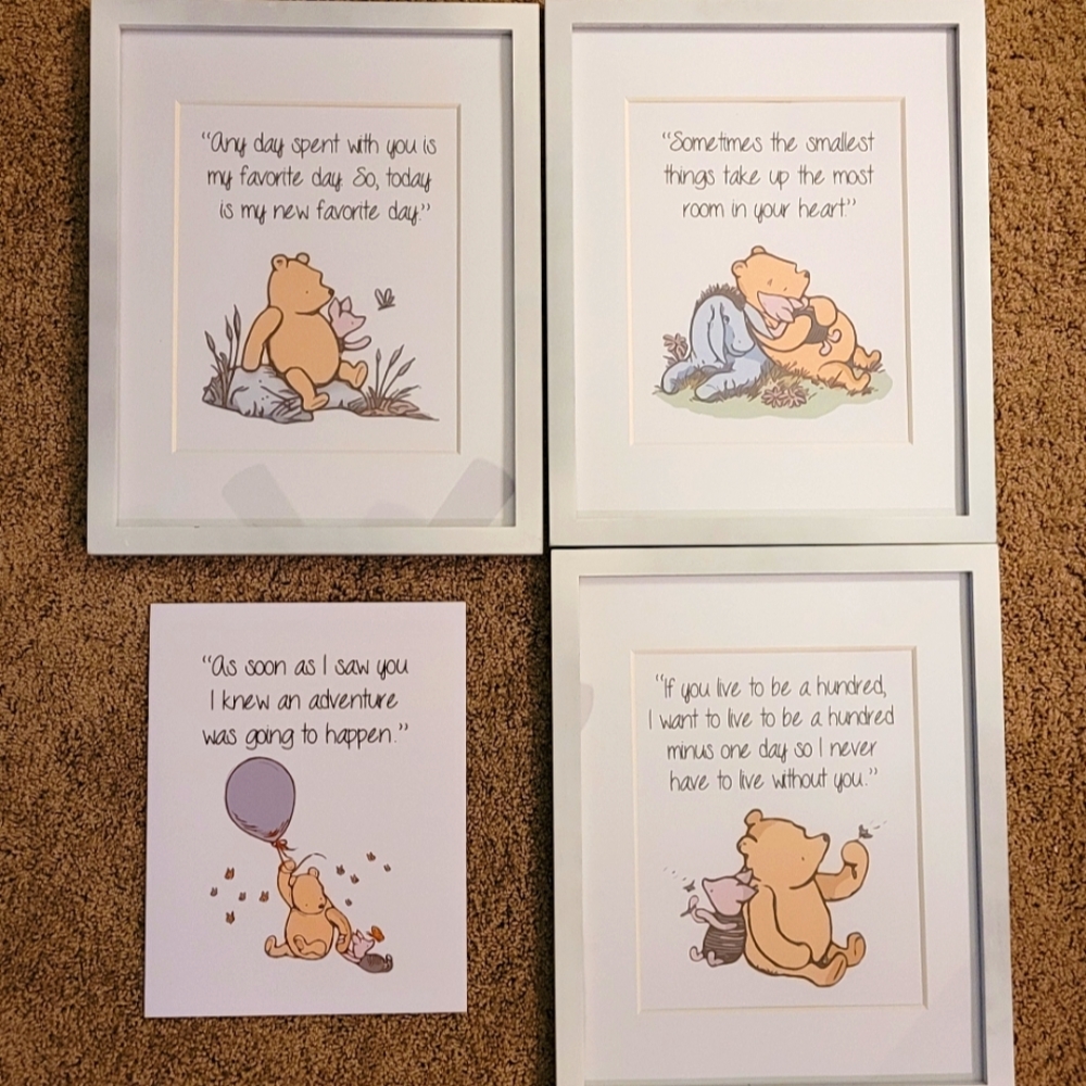 Classic Pooh Bear Prints